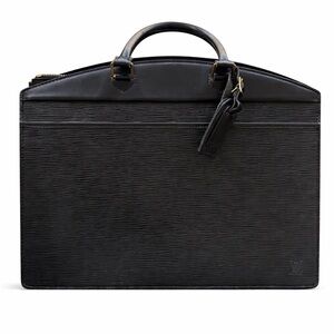 Louis Vuitton Epi Riviera Black Leather Top Handle Bag